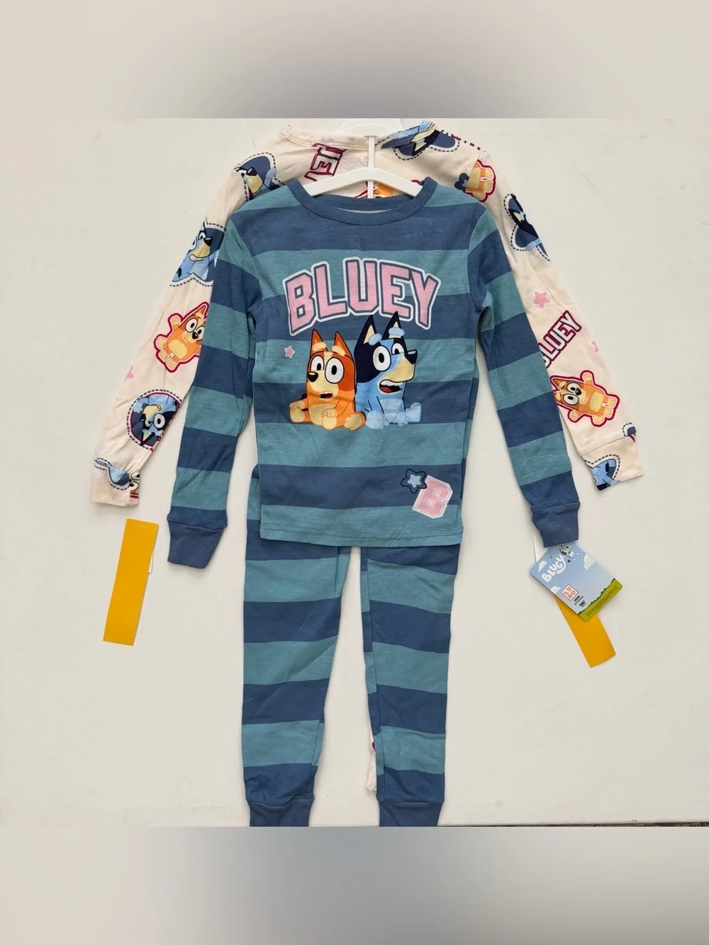 BLUEY Kids Striped Pajama Set Size 6